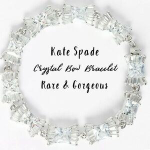 Kate Spade ♠️ Crystal Bow Bracelet Rare Marriage